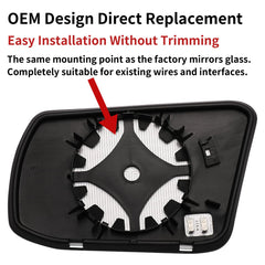 LOIYLLEN mirror backplate showing heated element and fitment ease