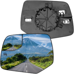 LOIYLLEN front view of left driver mirror glass showing replacement clarity benefit