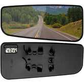 LOIYLLEN front-facing mirror glass showing exact fit and improved visibility