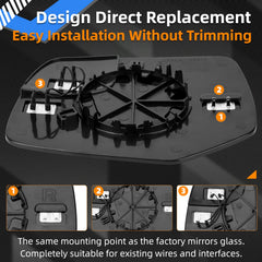 LOIYLLEN printed installation diagram and included parts for quick, guided replacement