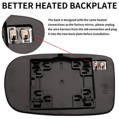 LOIYLLEN installed on Dodge Charger passenger side improving rear visibility