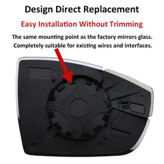 LOIYLLEN installed on Ford Focus left door demonstrating correct fit and alignment