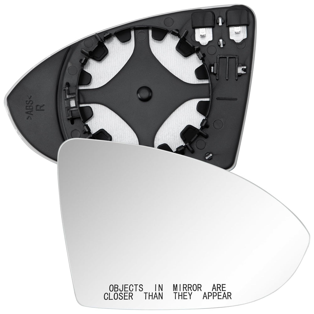 LOIYLLEN right passenger mirror front view showing fit and clarity benefit