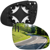 LOIYLLEN right passenger mirror front view showing clean reflective surface and fit