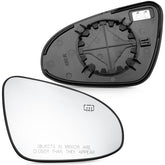 LOIYLLEN right passenger mirror front view showing clean reflective surface and fit
