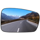 LOIYLLEN front view mirror glass showing clear reflection benefit