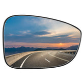 LOIYLLEN right-side mirror front view showing clean reflective surface and improved visibility