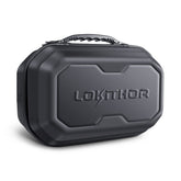 LOKITHOR case001 front view shows sturdy shell and secure closure benefit storage