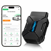 LONAUTO LB03 front view showing compact Bluetooth OBD2 device and port benefits