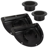 Lonffery vent front flange view showing secure bolt-on fit benefit