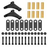 Lonffery front packaging showing two triangle equalizers and included hardware for easy replacement