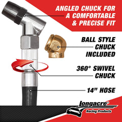Longacre rubber bumper detail protecting gauge from impacts