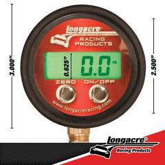 Longacre shock-resistant bumper protecting gauge electronics during use
