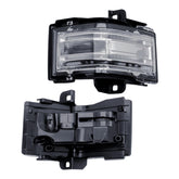 LONGLING front view of replacement tow mirror turn signal showing fit and finish benefit