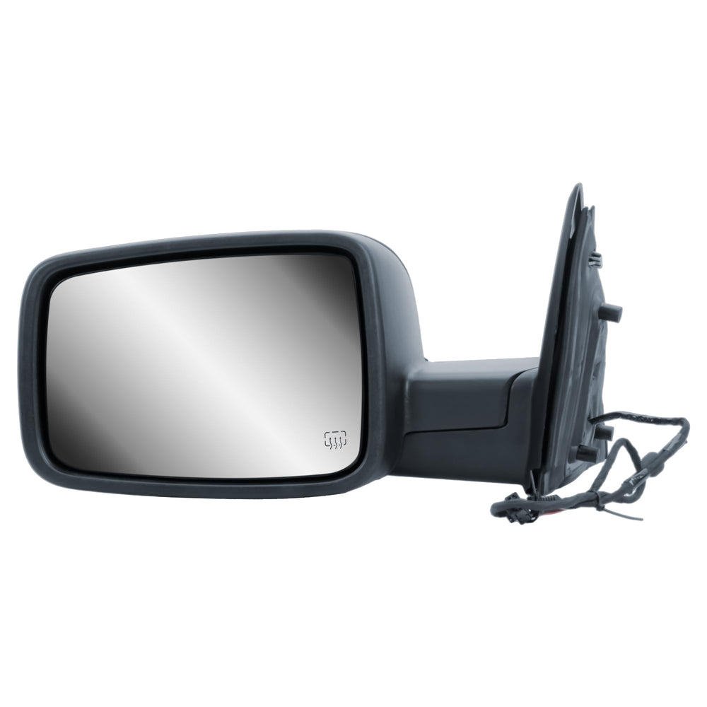 LONGLING left side mirror front view showing sleek fit and restore visibility