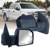 LONGLING front view of right passenger mirror showing fit and finish