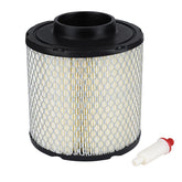 Lonsda air filter front view showing pleats and sealing flange for reliable fit