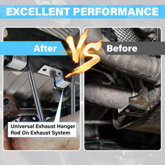 Lonsda installed under vehicle securing muffler with reduced noise