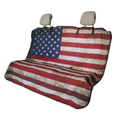 LoyaGour front view showing American Flag print and full bench protection
