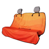 LoyaGour front view orange cover protects seats from dirt
