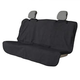 LoyaGour front view of back seat cover showing full bench protection and neat finish