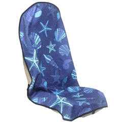 LoyaGour front packaging showing Conch Shells Starfish print; protects seats