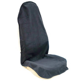 LoyaGour front seat cover full view showing complete protection and quick install