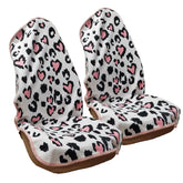 LoyaGour front view leopard seat cover showing full protection and style