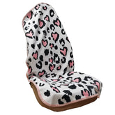 LoyaGour leopard front seat cover showing full coverage and stylish protection