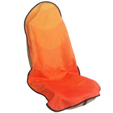 LoyaGour front view showing bright orange cover protecting seat