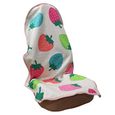LoyaGour front view strawberry seat cover protecting upholstery