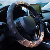 LPI Truck front view of Mossy Oak cover showing camo pattern and full fit benefit