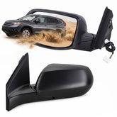 Lqito left driver side mirror front view showing clear reflection and fit
