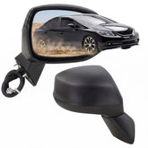 Lqito passenger side mirror front view showing fit and finish benefits