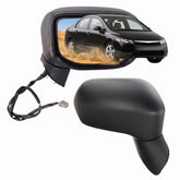 Lqito front view of mirror showing fit and finish and improved visibility