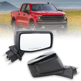 Lqito front view of replacement passenger mirror showing fit and finish for easy replacement