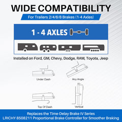 Lrichy mounting brackets and screws included for quick and secure installation