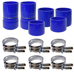 LSDZWORK front kit overview showing blue boots and clamps for quick recognition and reliability