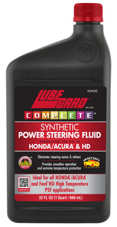 Lubegard front label showing product name and compatibility benefits