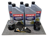 Lucas front packaging showing kit contents and benefit of complete service