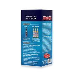Lucas Oil deep clean bottle close-up highlighting concentrated cleaner for dissolving varnish