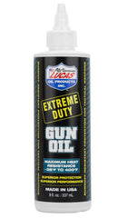Lucas Oil bottle front packaging showing label and durable protection