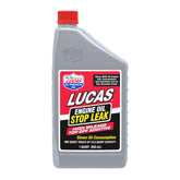 Lucas Oil quart bottle front label showing product and usage benefits