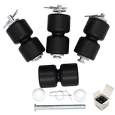 luclyyasys front view of 4-pack roller kit showing complete contents and fit