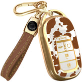 Lucrum front view of compatible Honda key fob cover showing fit and style benefit