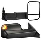 LUCTEND front profile mirror showing fit and enhanced towing visibility
