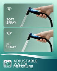 LUFEIDRA wall-mounted sprayer installed beside toilet for convenient access
