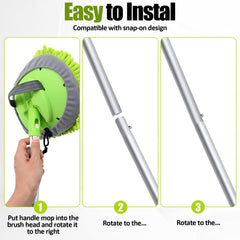 LUKCOZMO 15-degree curved pole highlighting ergonomic reduced reach