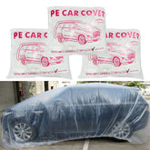 LuliKa clear car cover front view showing full vehicle protection benefit