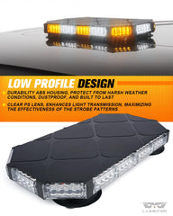 LUMENIX close-up of LED array demonstrating intense light output for worksite safety